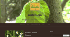 Desktop Screenshot of natursein.com